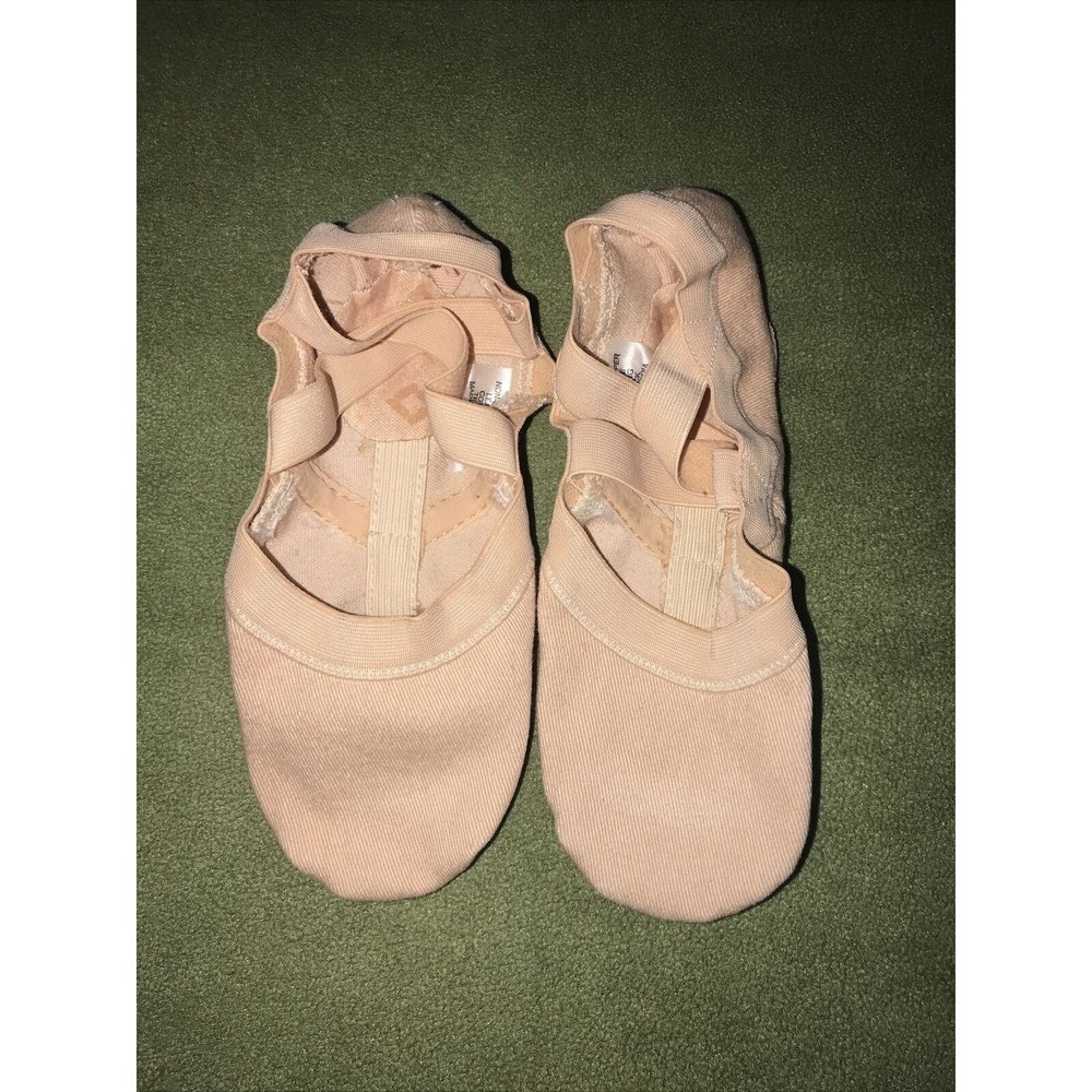 Bloch Synchrony Ballet Slippers Pink S0625G Stretch Canvas Split Sole Size 1C
